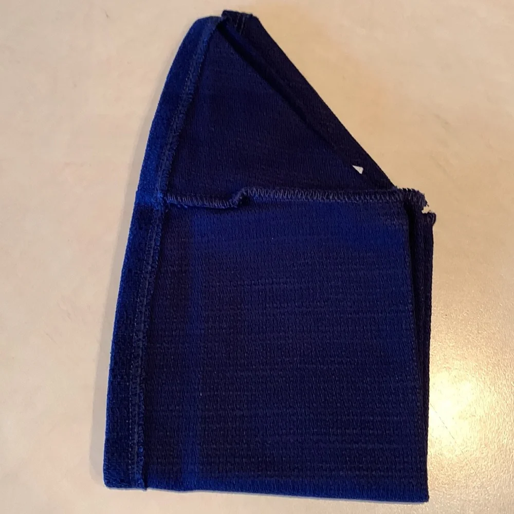Longaberger Fabric Liner for Vacation Keepsake Basket, Indigo Blue. NEW